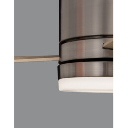 Silky Ceiling Fan Brushed Nickel Steel, Glass Plywood - thumbnail 3