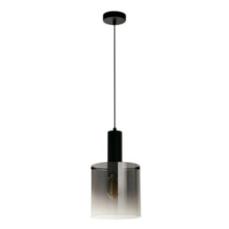 Sweden Pendant Matt Black, Smoked Ombre Glass - thumbnail 2