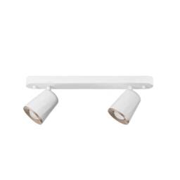 Adri LED Twin Spotlight White Matt Copper 1620lm 3000K