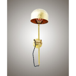 Bogota Quirky Wall Light, Satin Brass