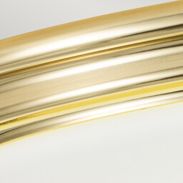 Brompton Decorative Flush Ceiling Light Polished Brass, IP44 - thumbnail 5