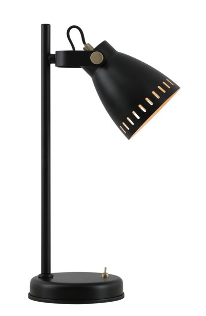 Candor Adjustable Table Task Lamp, 1 x E27, Matt Black, Antique Brass, Khaki - image 1