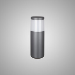 Chicago 35cm Round Post Lamp, 1 x E27, IP65, Anthracite, 2yrs Warranty - thumbnail 2