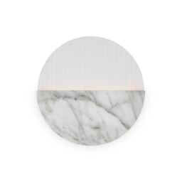 Jupiter Modern Integrated LED Wall Lamp Marble 3000K 200lm White Shade - thumbnail 1