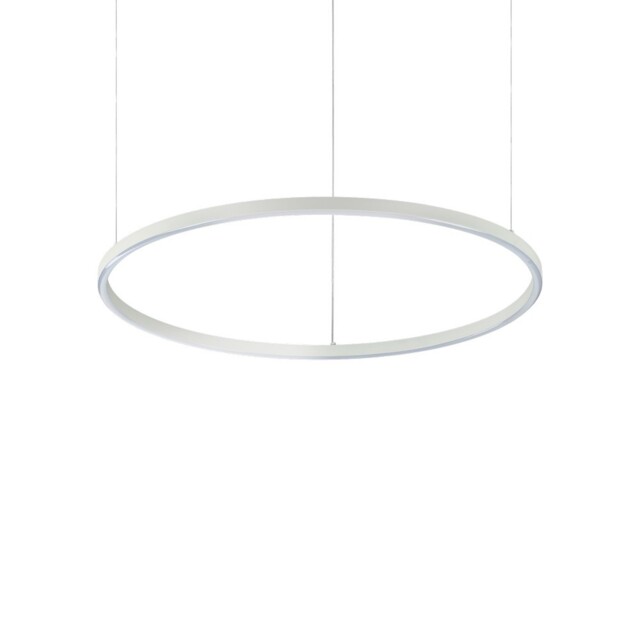 Oracle Slim 70cm Non Dim 3000K Round Integrated LED Ceiling Pendant Lamp White - image 1