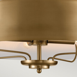Luella 4 Light Duo-Mount Pendant Brushed Natural Brass - thumbnail 5