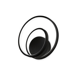 Oz Integrated LED Wall Lamp Black 4000K