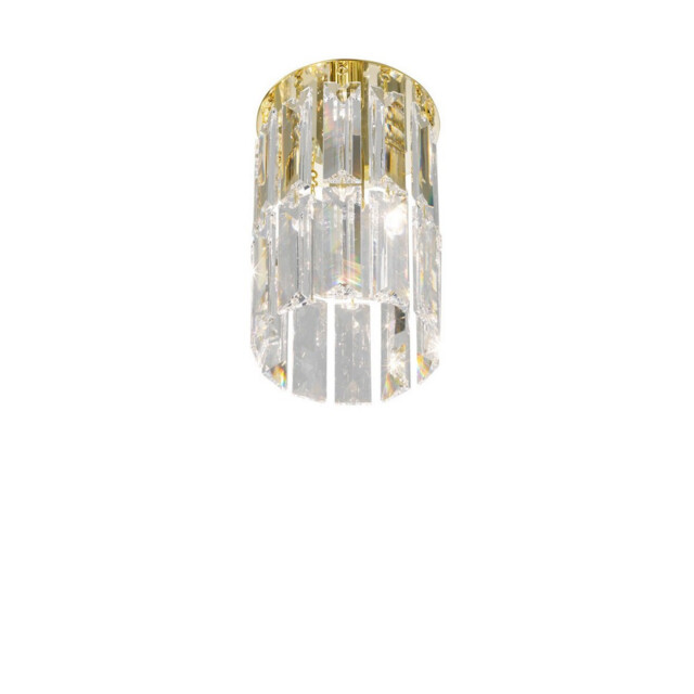 Prisma Designer Crystal Surface Mounted Spotlight Polished Gold, 1x G9 - image 1