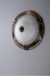 RICCIO 3 Light Decorative Flush Ceiling Light White 50cm - thumbnail 2