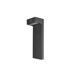 Top LED Outdoor Bollard Urban grey, Sandblasted, Warm-White 3000K, IP44 - thumbnail 1