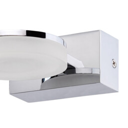 Nimbus Wall Lamp 1 Light 5W LED 3000K, 450lm, Polished Chrome/Frosted Acrylic - thumbnail 3