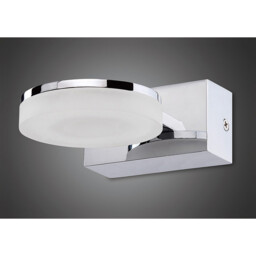 Nimbus Wall Lamp 1 Light 5W LED 3000K, 450lm, Polished Chrome/Frosted Acrylic - thumbnail 2