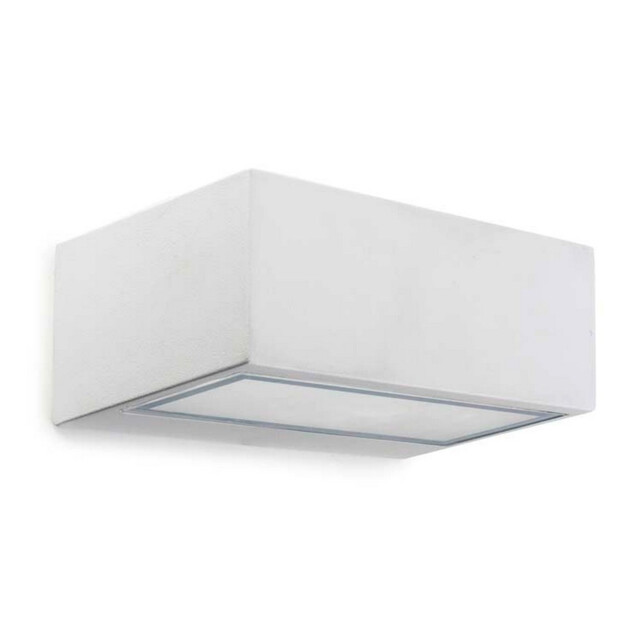Nemesis Outdoor LED Up Down Light White, Opal IP65 17.5W 2700K