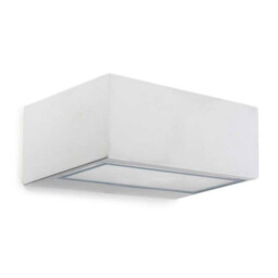 Nemesis Outdoor LED Up Down Light White, Opal IP65 17.5W 2700K