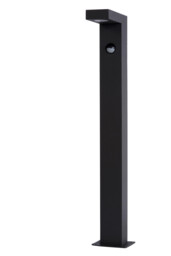 Texas-Ir Modern 60cm Bollard Light Outdoor, PIR Sensor - LED - 1x7W 3000K - IP54 - Anthracite - thumbnail 3