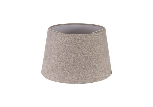 Jerusalem Round, 280, 350 x 220mm Fabric Shade, Multi, White Laminate - image 1