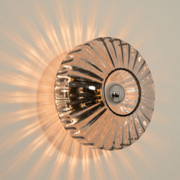 Lysion Wall Lamp Anodised Dark Grey-Smoked Glass 1ΧΕ27 - thumbnail 2
