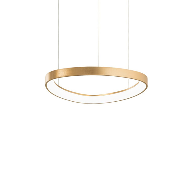 Gemini 42.5cm LED Integrated LED Pendant Ceiling Light Brass 2700K