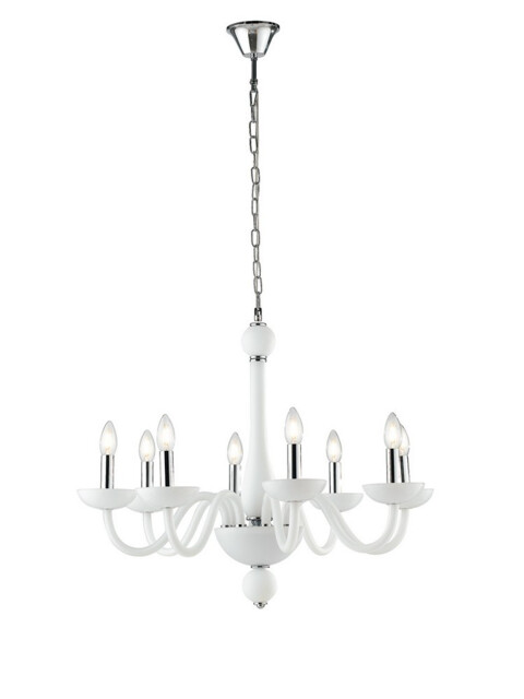 ALFIERE 8 Light Chandeliers White 74x59cm - image 1