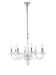 ALFIERE 8 Light Chandeliers White 74x59cm - thumbnail 1
