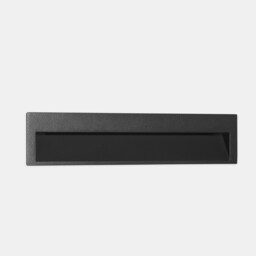 Tiny Outdoor LED Recessed Wall Light Large Urban Grey IP65 5.9W 3000K