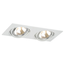 Olimp G9 Twin Recessed Downlight White Structure