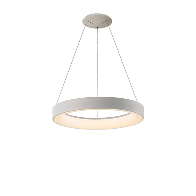 Niseko II Ring Pendant 50cm 40W LED, 2700K-5000K Tuneable, 2950lm, Remote Control & APP, White, 3yrs Warranty - image 1