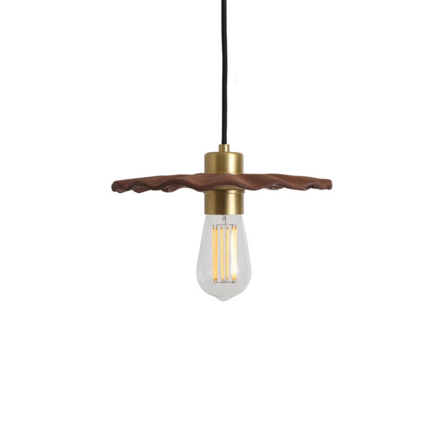 Kapok Pendant Red Iron, Satin Brass - image 1