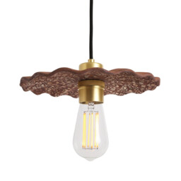 Kapok Pendant Red Iron, Satin Brass - thumbnail 2