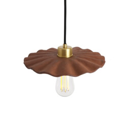 Kapok Pendant Red Iron, Satin Brass - thumbnail 3