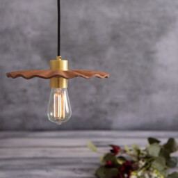 Kapok Pendant Red Iron, Satin Brass - thumbnail 5
