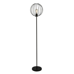Rondo Floor Lamp Black Wire Frame - thumbnail 1