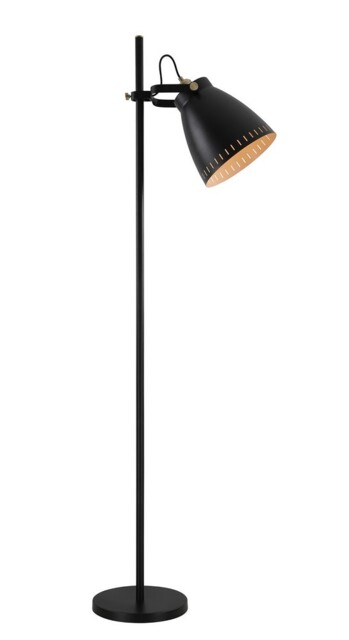 Candor Adjustable Floor Lamp, 1 x E27, Matt Black, Antique Brass, Khaki - image 1