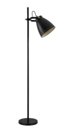 Candor Adjustable Floor Lamp, 1 x E27, Matt Black, Antique Brass, Khaki - thumbnail 3