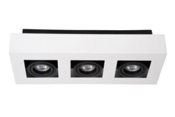 Xirax Modern Ceiling Spotlight - LED Dim to warm - GU10 - 3x5W 2200K/3000K - White - thumbnail 3