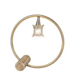 Rosa Del Desierto Table Lamp 1 Light G9, Antique Brass