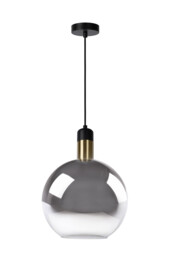 Julius Vintage Pendant Light - Ø 28cm - 1xE27 - Smoke Grey - thumbnail 3