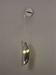 Marilla Wall Light, 1 x G9, Polished Chrome, Smoked Glass - thumbnail 3