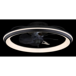 Celeste 7 Blade Ceiling Fan Matt Black LED Dimmable 3000-6500K Remote Control Timer - thumbnail 3