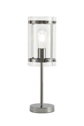 Butler Table Lamp, 1 Light E27, Polished Chrome - thumbnail 1