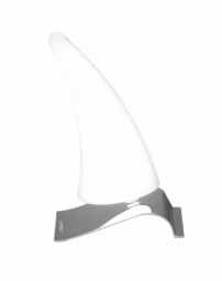 Mistral Table Lamp Left 6W LED 3000K, 540lm, Polished Chrome, Frosted Acrylic - thumbnail 1