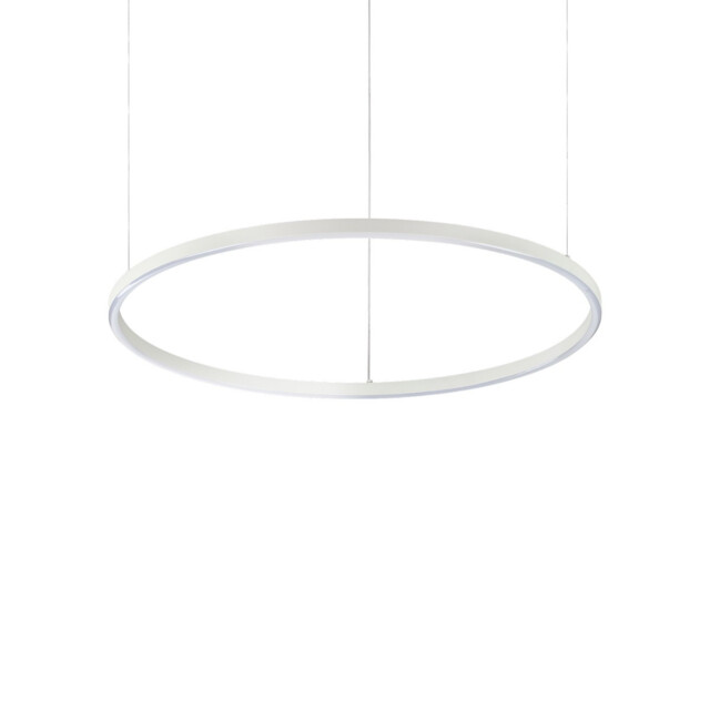 ORACLE Slim 70cm DALI Dimmable 3000K Round Integrated LED Pendant Ceiling Light White