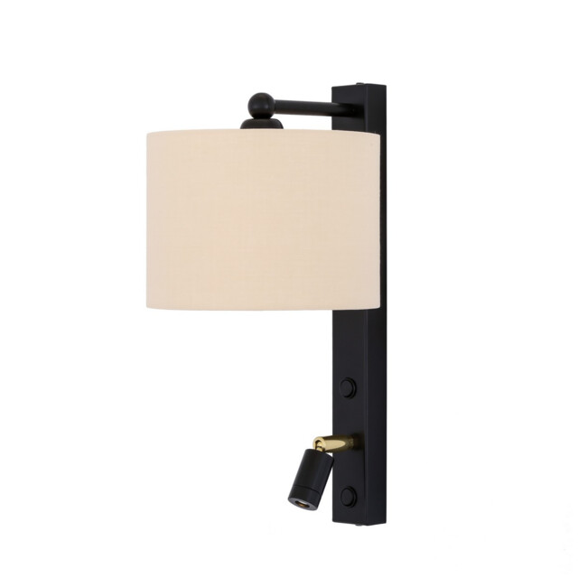 Khumo Wall Light, Matt Black - image 1