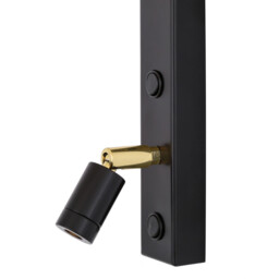 Khumo Wall Light, Matt Black - thumbnail 5