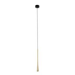 Diana 40 Integrated LED Pendant Ceiling Light Satin Gold 2700K
