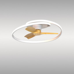 Ocean 60W LED Dimmable Ceiling Light With Built-In 35W DC Reversible Fan, Wood, 4200lm, 5yrs Warranty - thumbnail 2