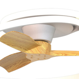 Ocean 60W LED Dimmable Ceiling Light With Built-In 35W DC Reversible Fan, Wood, 4200lm, 5yrs Warranty - thumbnail 5