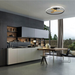 Ocean 60W LED Dimmable Ceiling Light With Built-In 35W DC Reversible Fan, Wood, 4200lm, 5yrs Warranty - thumbnail 3