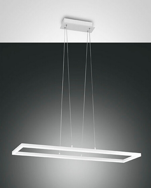 Bard LED Integrated Pendant Ceiling Light Light White Glass