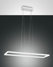 Bard LED Integrated Pendant Ceiling Light Light White Glass